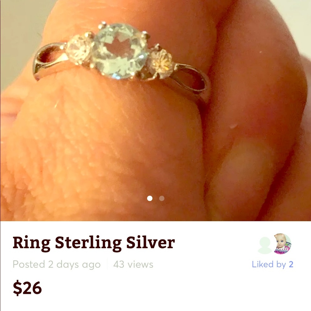 Sterling silver ring